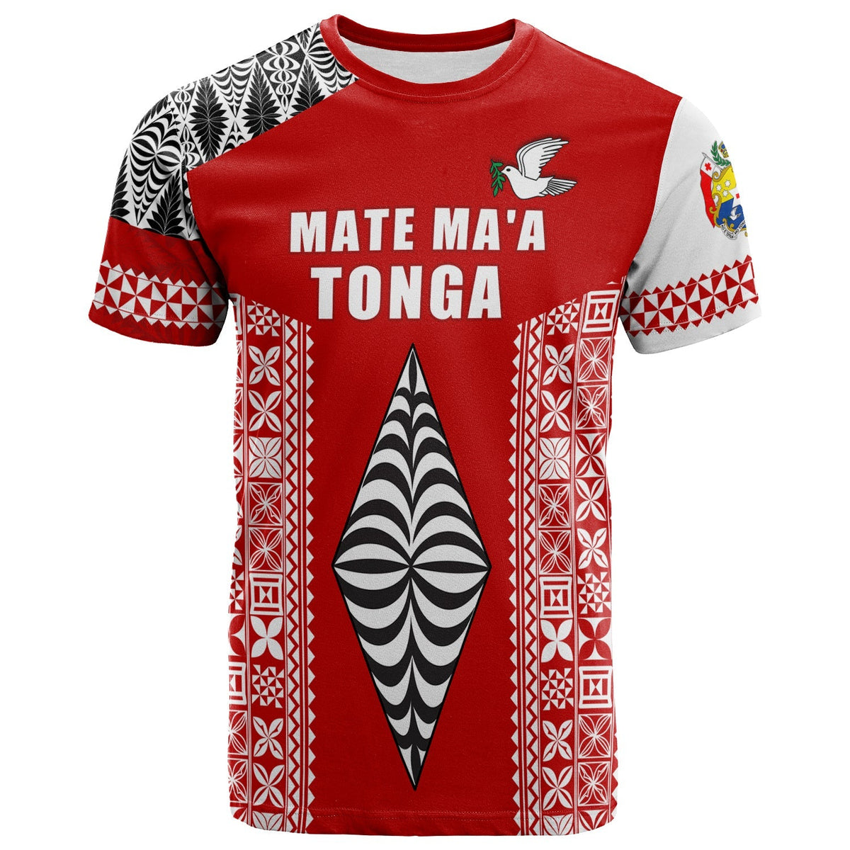 Tonga Rugby T Shirt Mate Ma'a Tonga LT13 - Wonder Print Shop