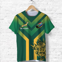 Custom South Africa Rugby 2021 T Shirt Bokke Version Special LT13 - Wonder Print Shop