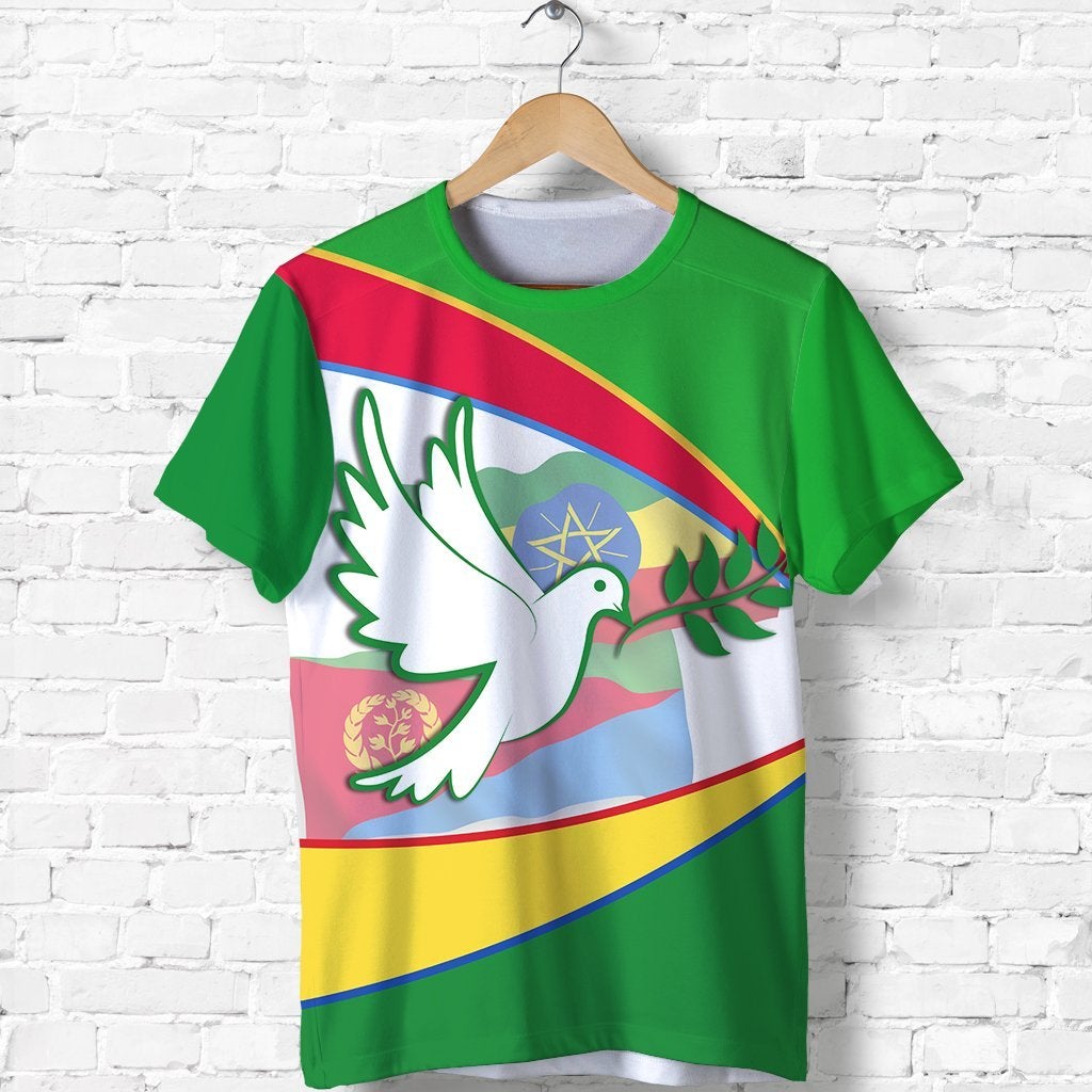 Ethiopia and Eritrea T Shirt New LT13 - Wonder Print Shop