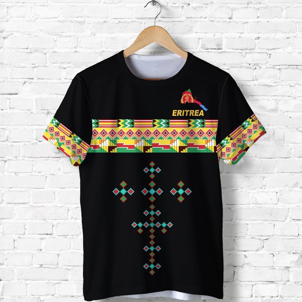 Eritrea T Shirt Mix Eritrea Cross LT13 - Wonder Print Shop