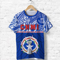 Custom Northern Mariana Islands T Shirt Polynesian CNMI Coat of Arms LT13 - Wonder Print Shop
