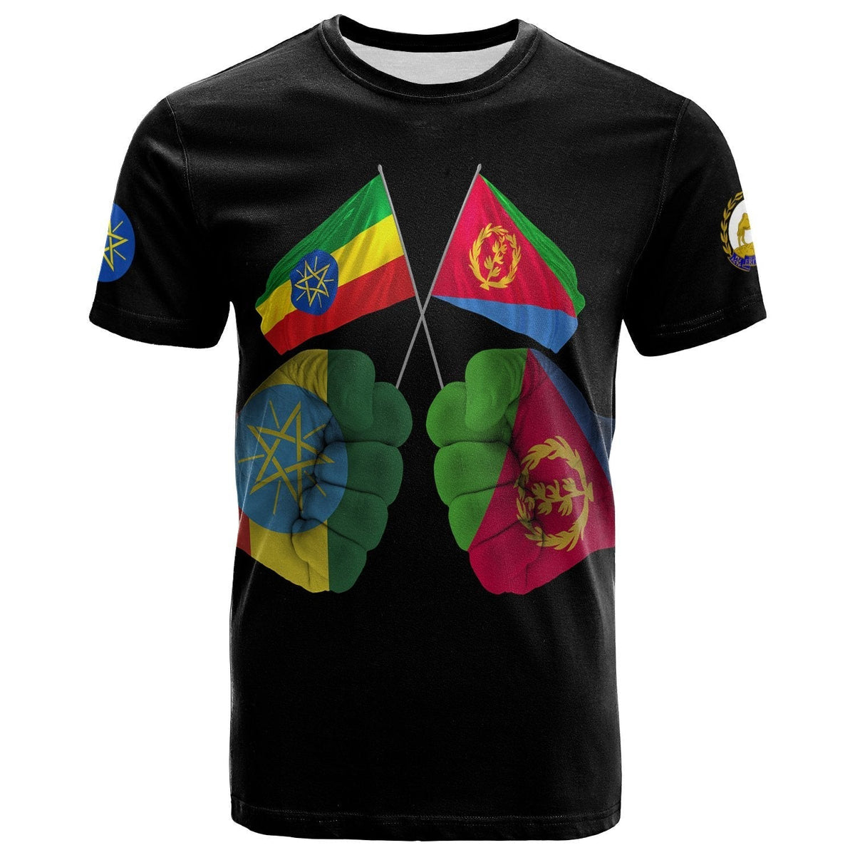 Ethiopia and Eritrea T Shirt Strong Friendship LT13 - Wonder Print Shop