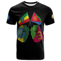 Ethiopia and Eritrea T Shirt Strong Friendship LT13 - Wonder Print Shop