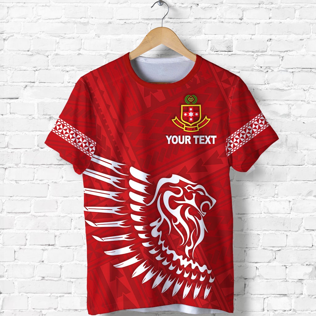 Custom Lion Kolisi Tonga T Shirt Atele Year Class and Your Text LT13 - Wonder Print Shop