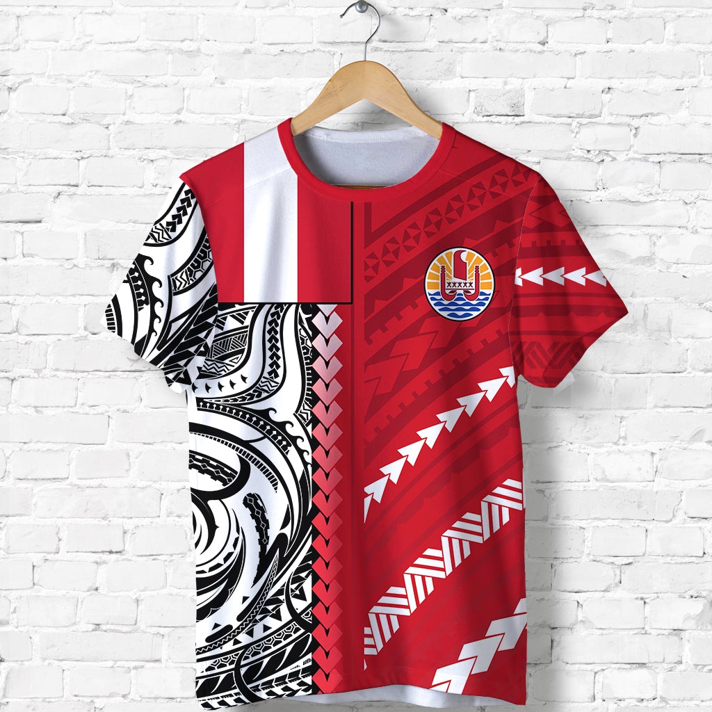Tahiti Unique T Shirt Polynesia Pattern LT13 - Wonder Print Shop