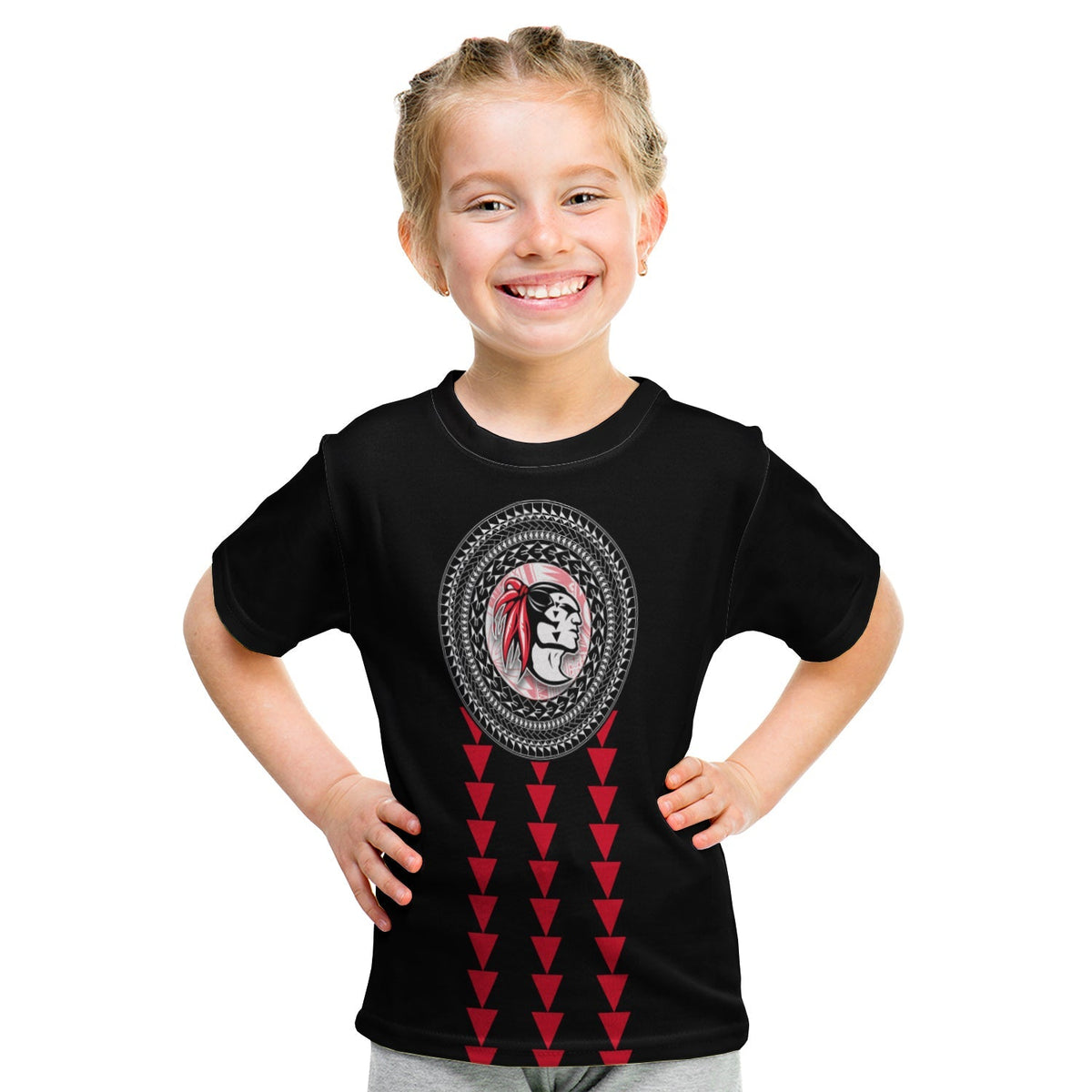 Red Raiders T Shirt Kahuku School LT13 - Wonder Print Shop