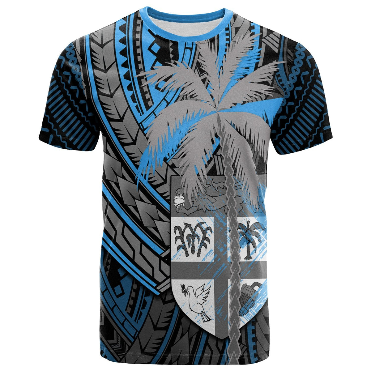 Custom Newest Fiji T Shirt Mix Coconut LT13 - Wonder Print Shop