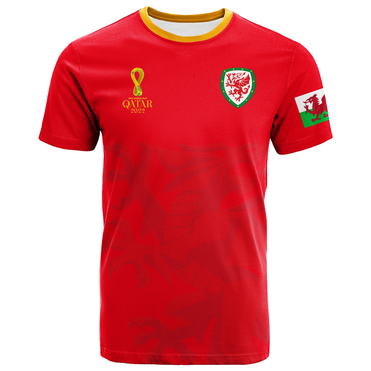 Wales Football World Cup 2022 T Shirt LT2 - Wonder Print Shop