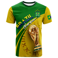 Custom Brazil T Shirt Football 2022 LT2 - Wonder Print Shop