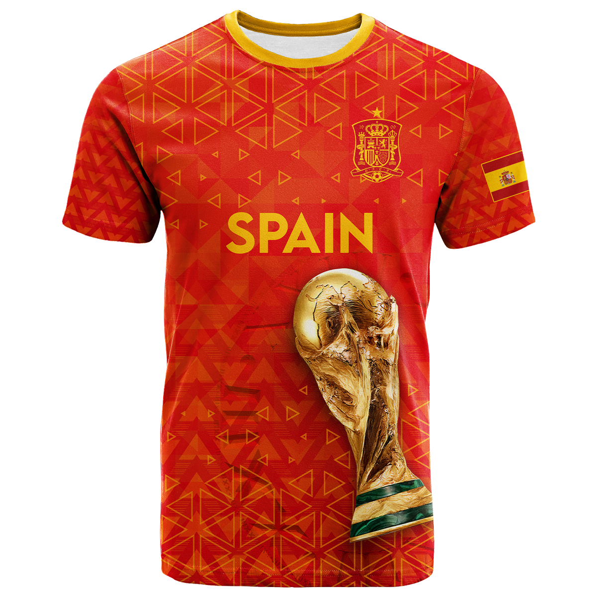 Spain Football World Cup 2022 T Shirt LT2 - Wonder Print Shop