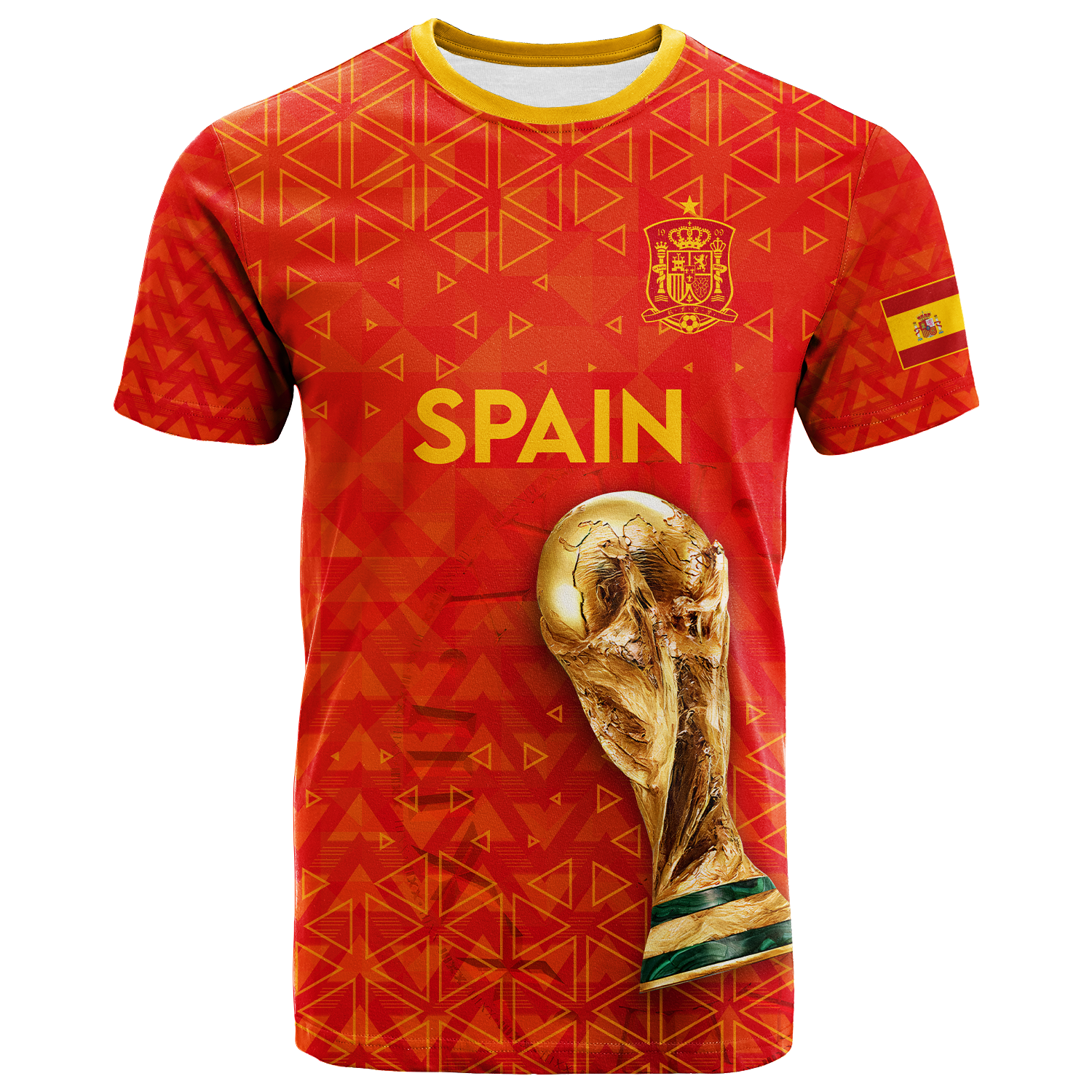 Spain Football World Cup 2022 T Shirt LT2 - Wonder Print Shop