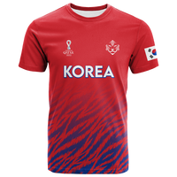 Custom Korea T Shirt Football 2022 LT2 - Wonder Print Shop