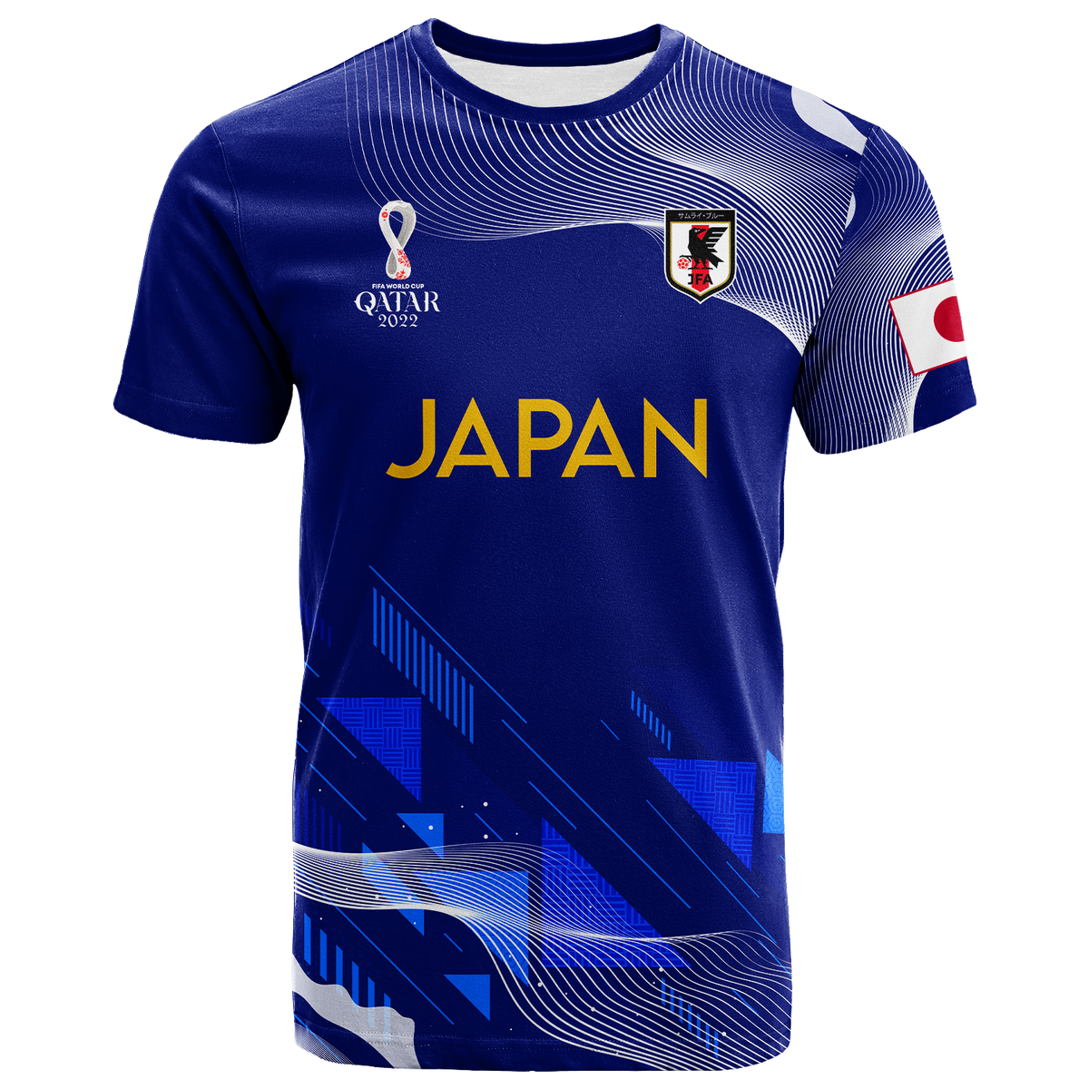 Custom Japan T Shirt Football 2022 LT2 - Wonder Print Shop