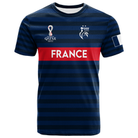 Custom France Football Team World Cup 2022 T Shirt LT2 - Wonder Print Shop