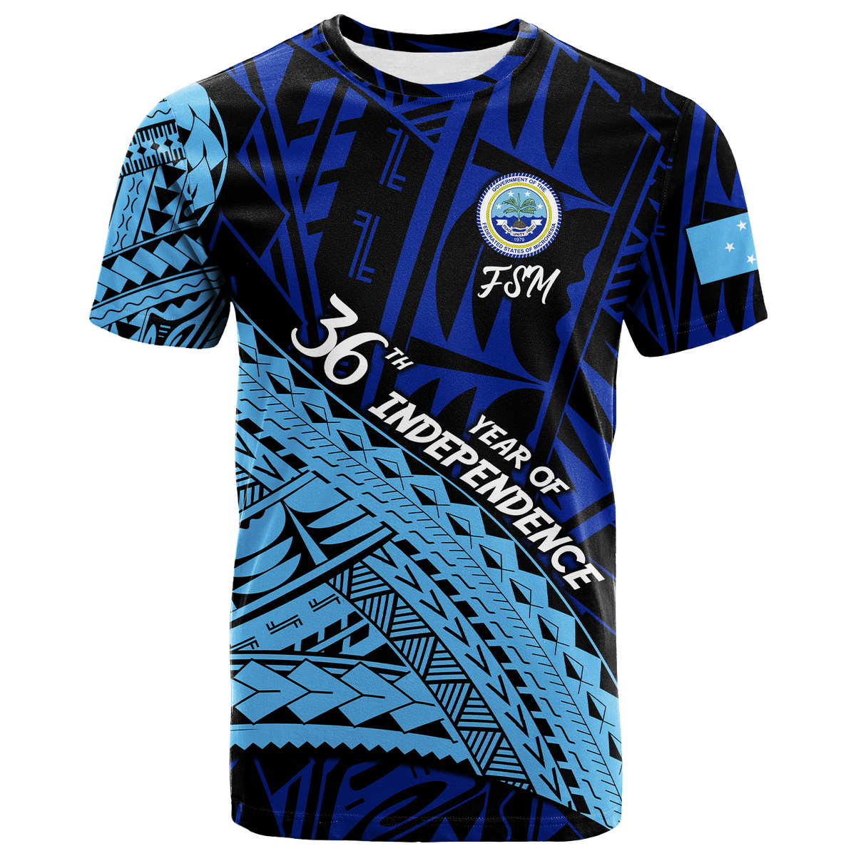 FSM 36th Year Of Independence T Shirt LT2 - Wonder Print Shop