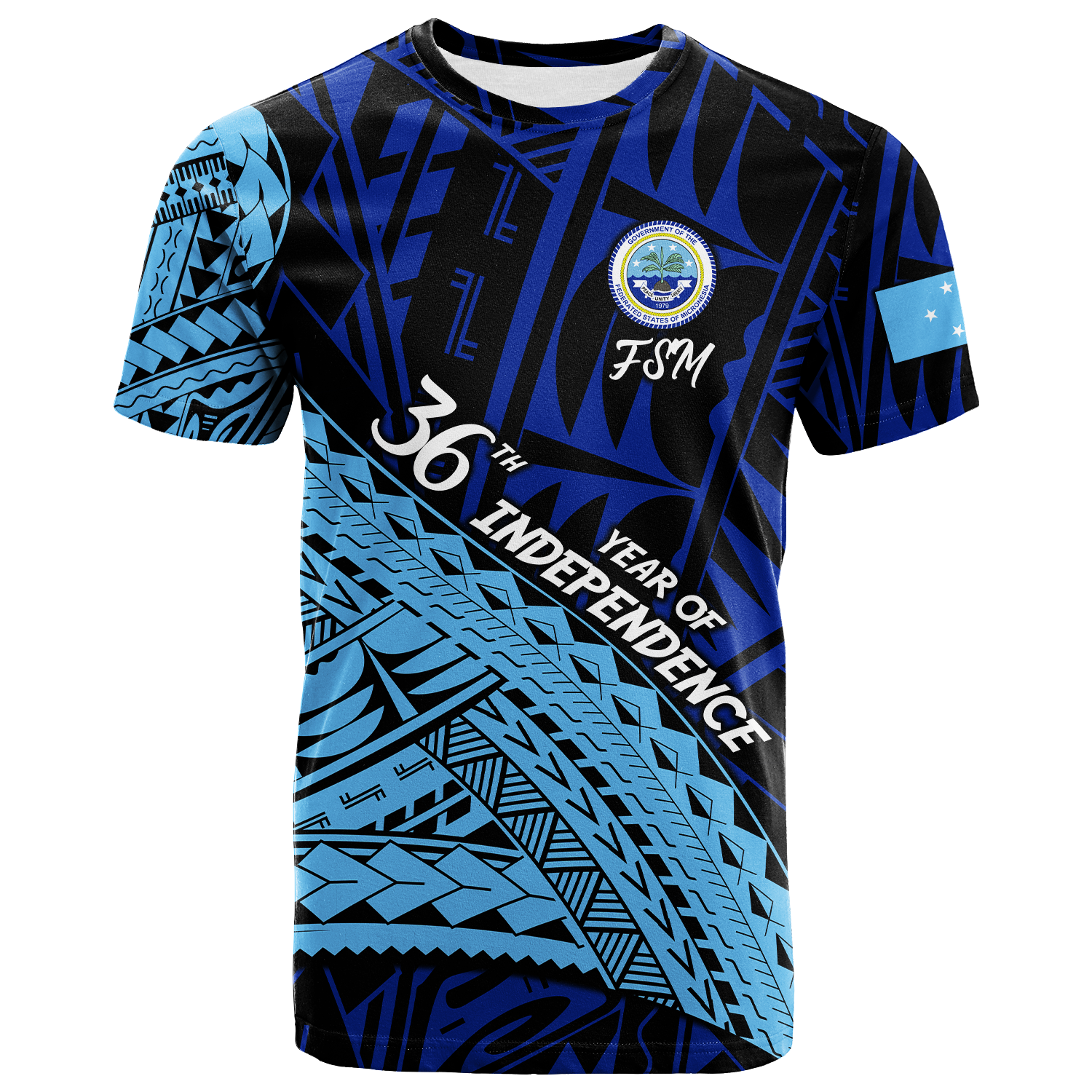 FSM 36th Year Of Independence T Shirt LT2 - Wonder Print Shop