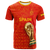 Custom Spain T Shirt Football 2022 LT2