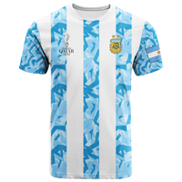 Custom Argentina T Shirt Football 2022 LT2 - Wonder Print Shop