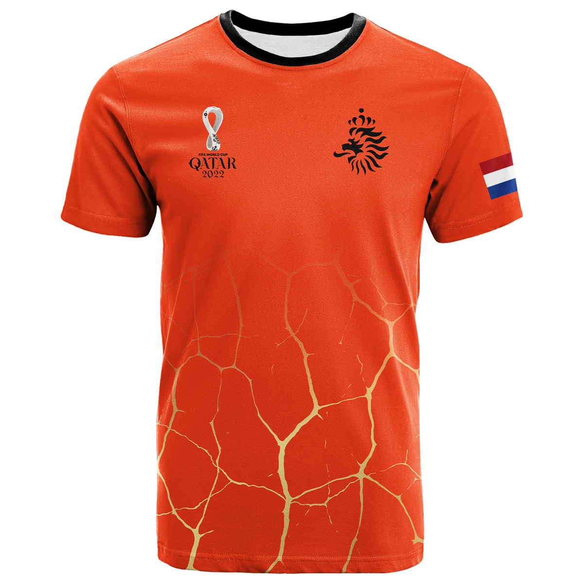 Netherlands Football World Cup 2022 T Shirt LT2 - Wonder Print Shop