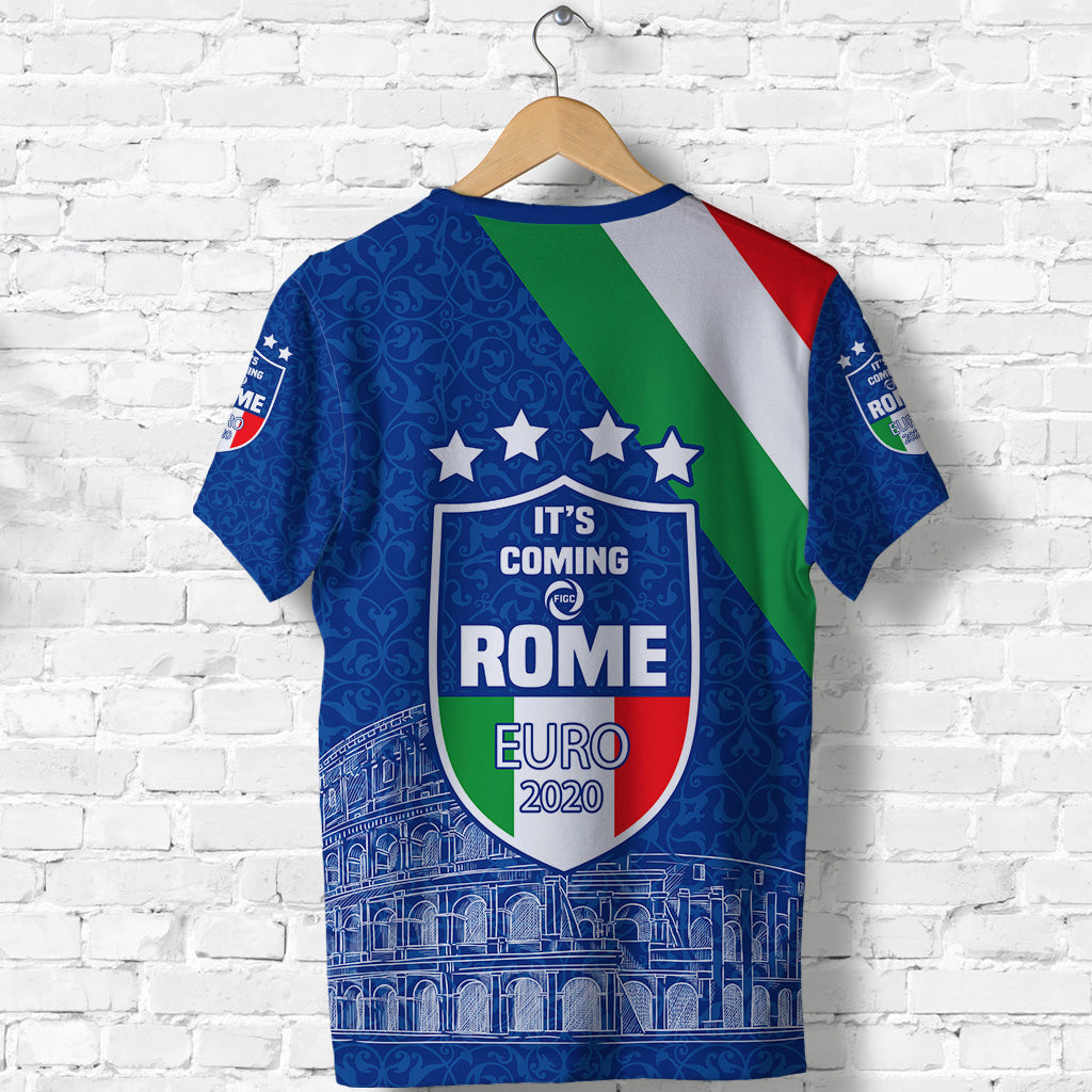 Italia Campione DEuropa It's coming to Rome T Shirt Special Version LT16 - Wonder Print Shop