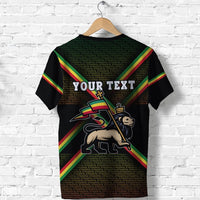 Custom Ethiopia T Shirt Typography LT16 - Wonder Print Shop