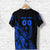 Custom Guam Rugby T Shirt Polynesian Patterns Style Blue LT16 - Wonder Print Shop