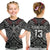 Custom Text and Number New Zealand Silver Fern Rugby T Shirt All Black NZ Maori Pattern LT13 - Wonder Print Shop