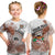 Custom Fiji Tapa T Shirt White Fijian Masi Be Loved Hibiscus LT13 - Wonder Print Shop