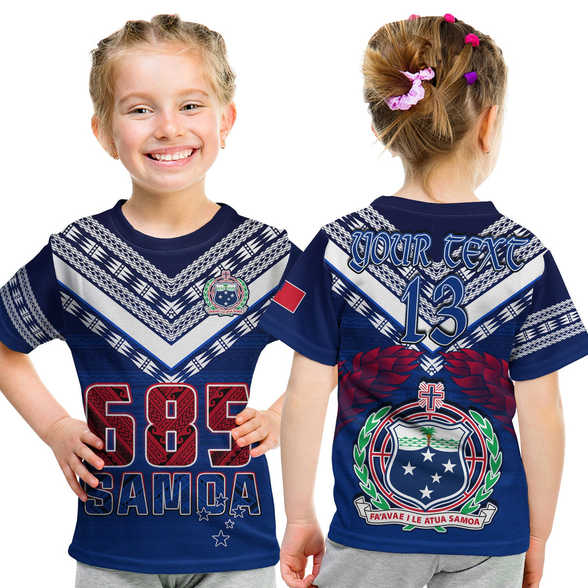 Custom Samoa 685 T Shirt Uso Aso Uma Toa Samoa Rugby History Made LT13 - Wonder Print Shop