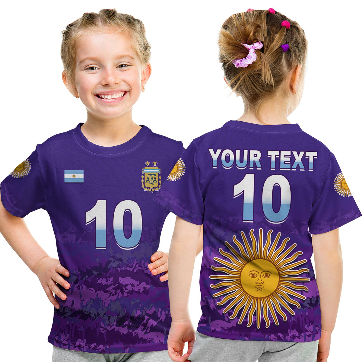 Custom Argentina Football T Shirt Go Champions La Albiceleste LT13 - Wonder Print Shop