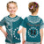 Custom Cook Islands Tatau T Shirt Symbolize Passion Stars Version Blue LT13 - Wonder Print Shop