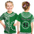 Custom Cook Islands Tatau T Shirt Symbolize Passion Stars Version Green LT13 - Wonder Print Shop