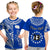 Custom Rarotonga Cook Islands T Shirt Turtle and Map Style Blue LT13 - Wonder Print Shop
