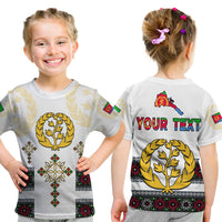 (Custom Personalised) Eritrea Cross T Shirt KID Independence Day Proud Eritrean LT13 - Wonder Print Shop