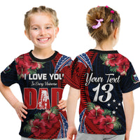 (Custom Text and Number) Samoa Fathers Day T Shirt KID Polynesian Best Dad Ever LT13 - Wonder Print Shop