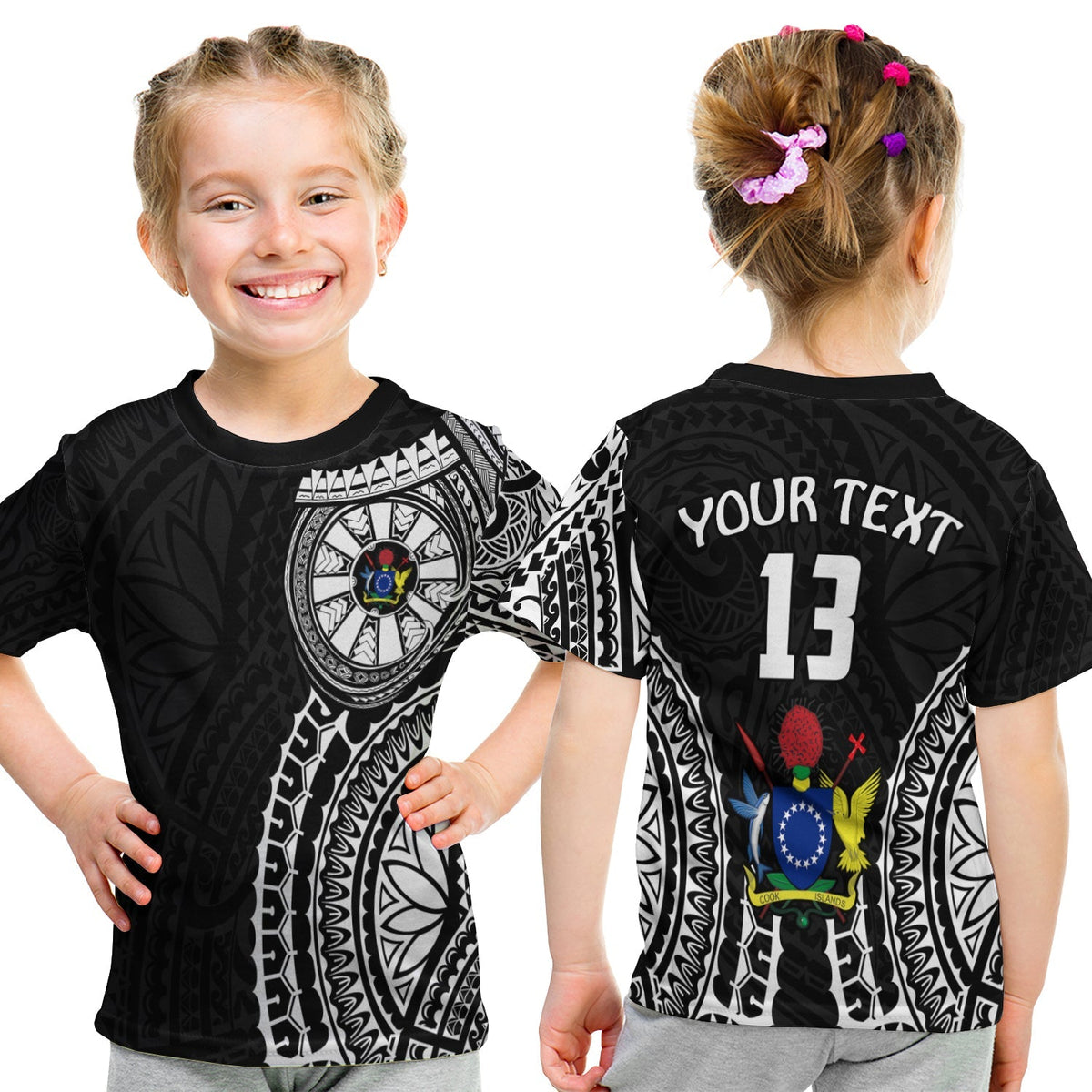 Custom Cook Islands T Shirt KID Polynesian Cultural The Best For You LT13 - Wonder Print Shop
