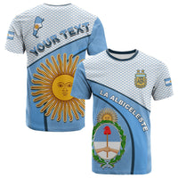 Custom Argentina T Shirt Football 2022 Champions Blue Sky May Sun LT13 - Wonder Print Shop