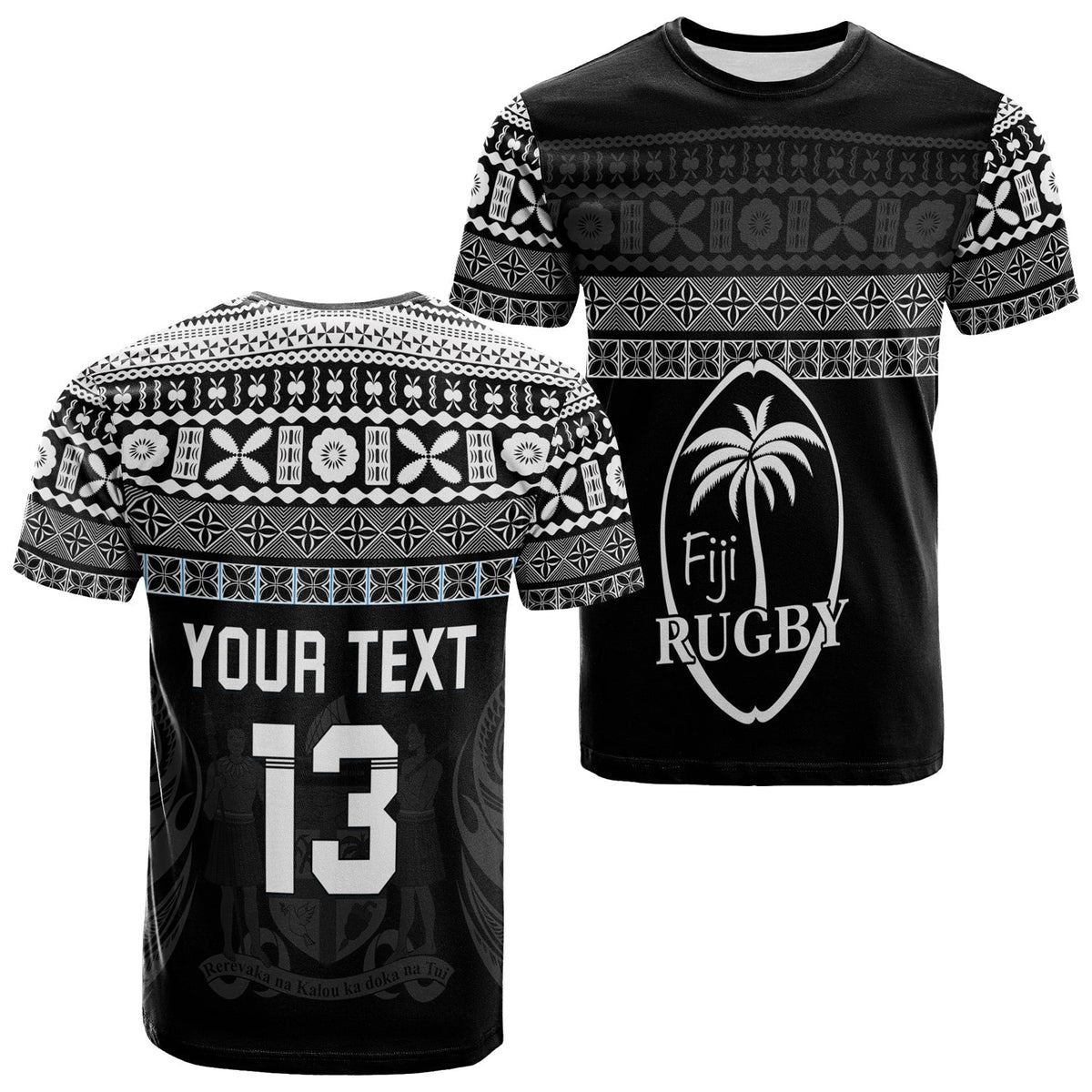 Custom Fiji Rugby T Shirt Lifestyle 2022 Flying Fijians LT13 - Wonder Print Shop