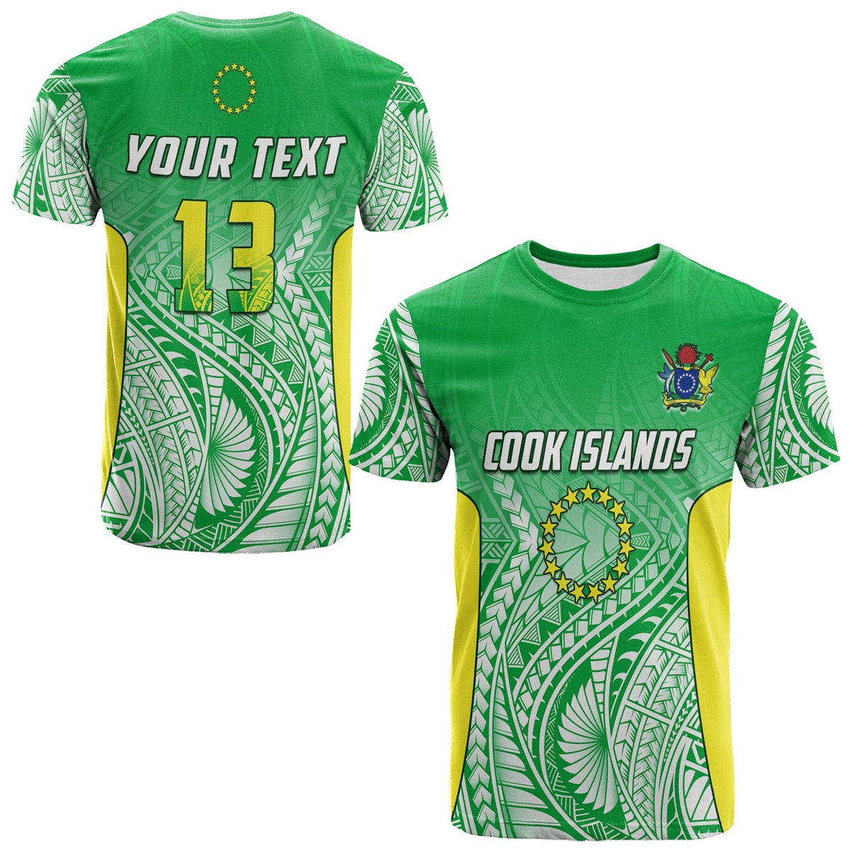Custom Cook Islands T Shirt Pattern Be Unique LT13 - Wonder Print Shop
