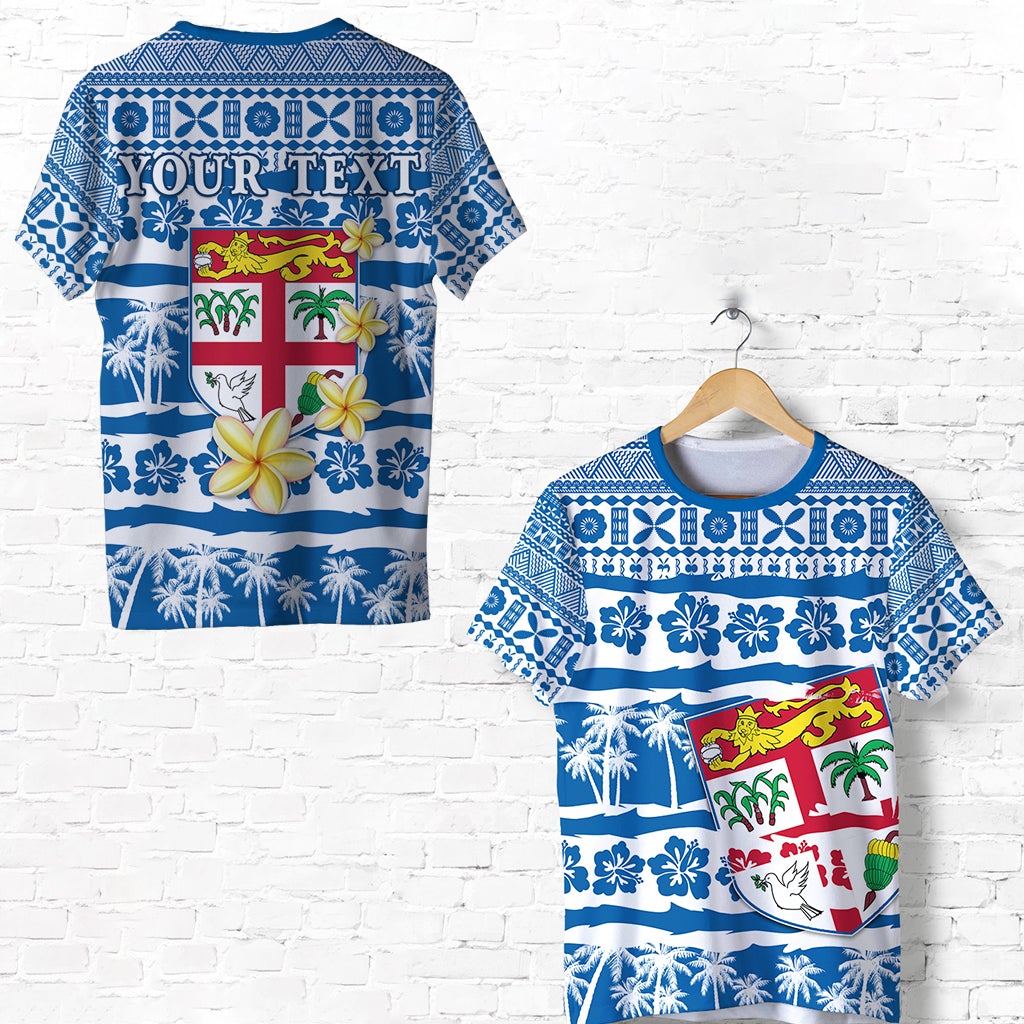Custom Fiji Polynesian T Shirt Fijian Tapa Pattern LT13 - Wonder Print Shop