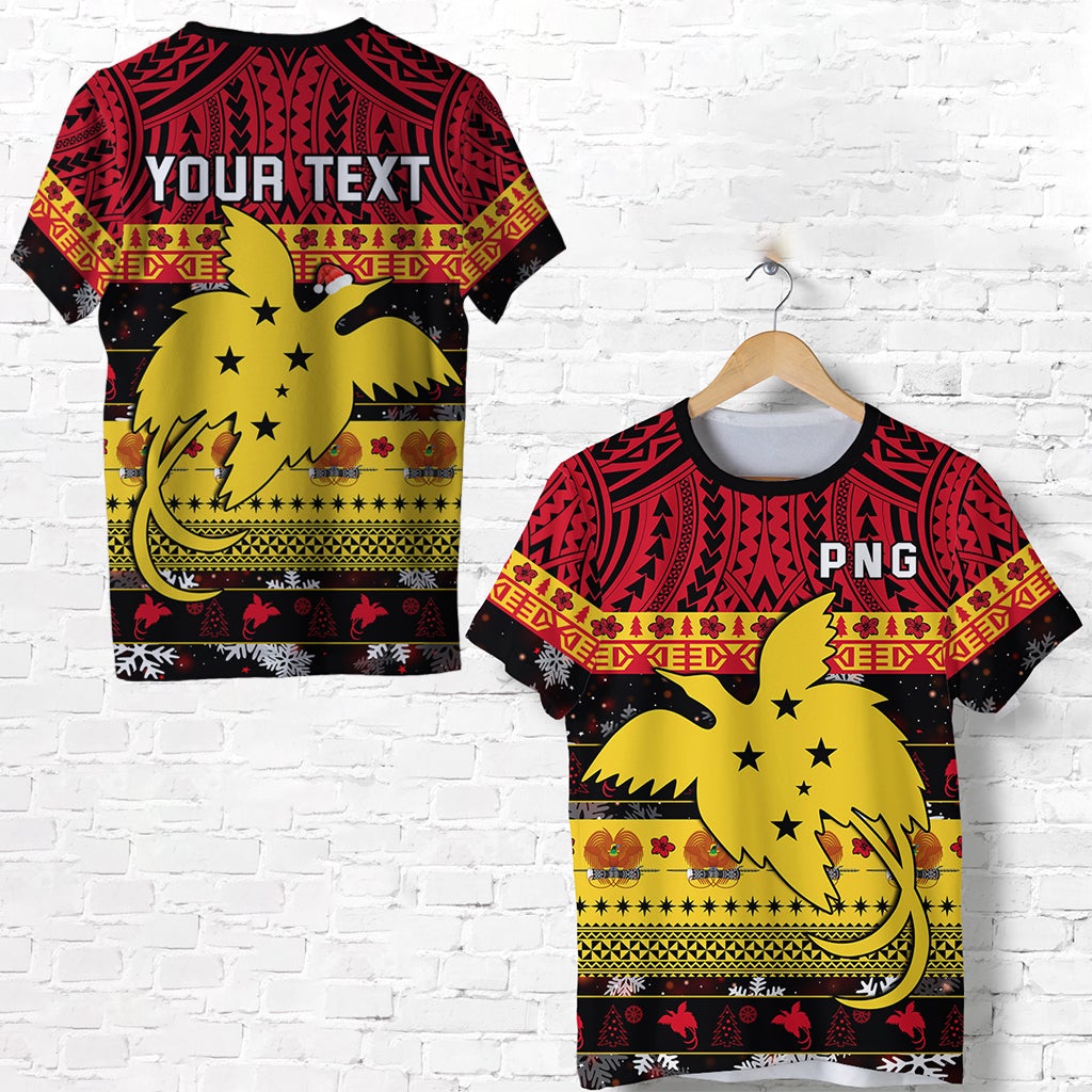 Custom Papua New Guinea Christmas T Shirt Raggiana Loved LT13 - Wonder Print Shop
