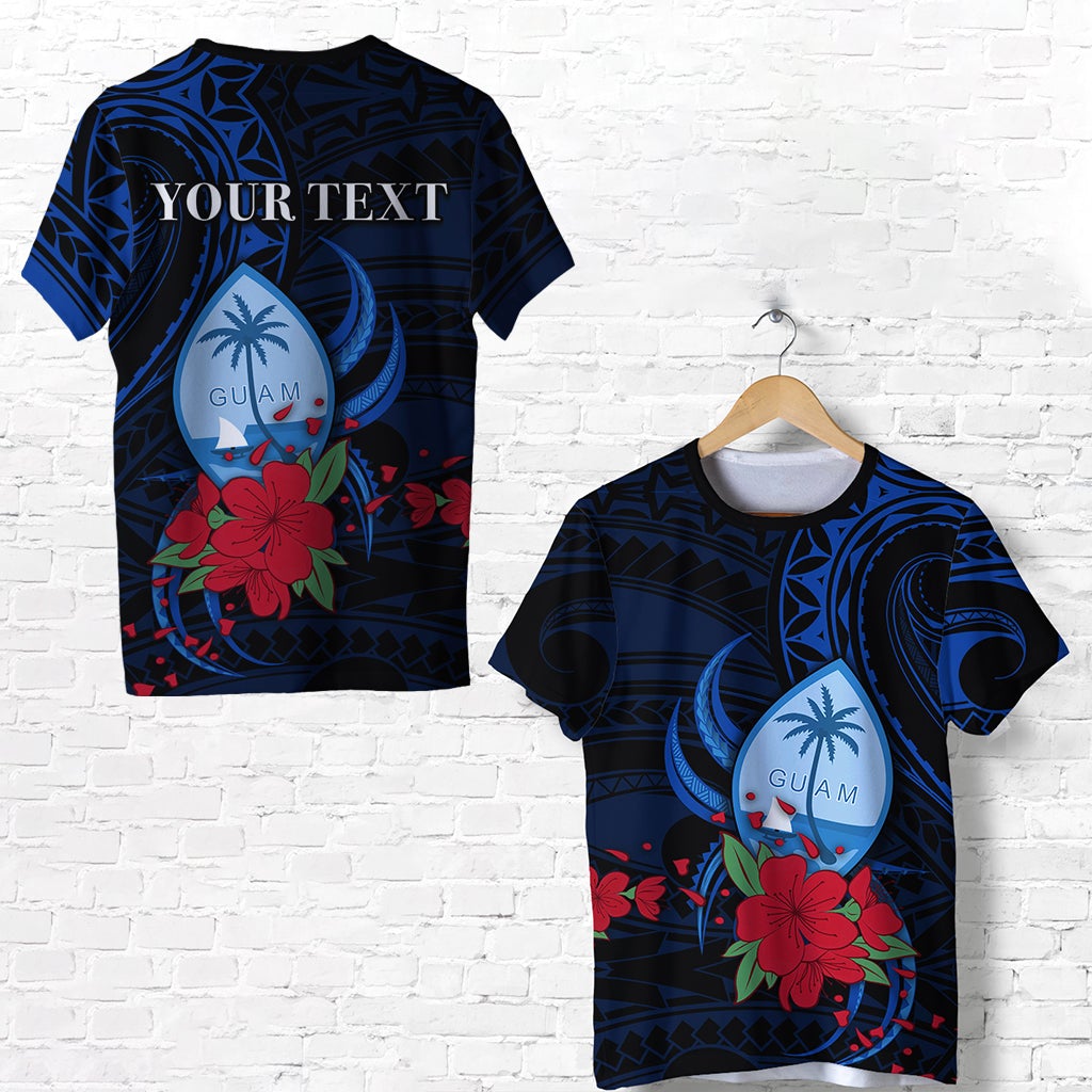 Custom Guam T Shirt Polynesian Flowers LT13 - Wonder Print Shop