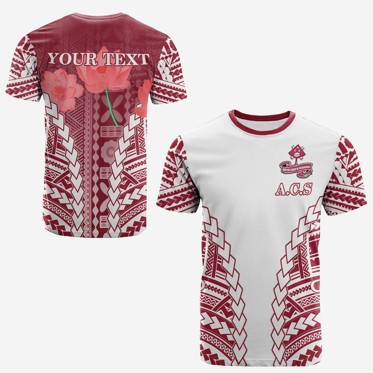 Custom Adi Cakobau School T Shirt Lovely Girl A.C.S LT13 - Wonder Print Shop