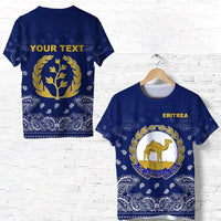 Custom Eritrea T Shirt Mix Pattern Paisley LT13 - Wonder Print Shop