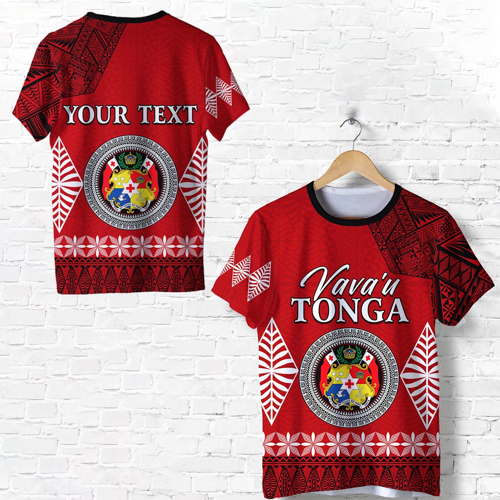 Custom Vava u Tonga T Shirt Tongan Ngatu LT13 - Wonder Print Shop