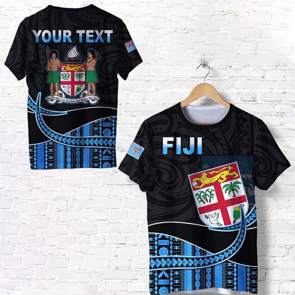Custom Fiji Polynesian T Shirt Featured Fijian Lovers LT13 - Wonder Print Shop