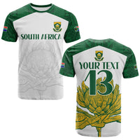 Custom South Africa Cricket T Shirt Go Proteas Boxing Day Test LT13 - Wonder Print Shop