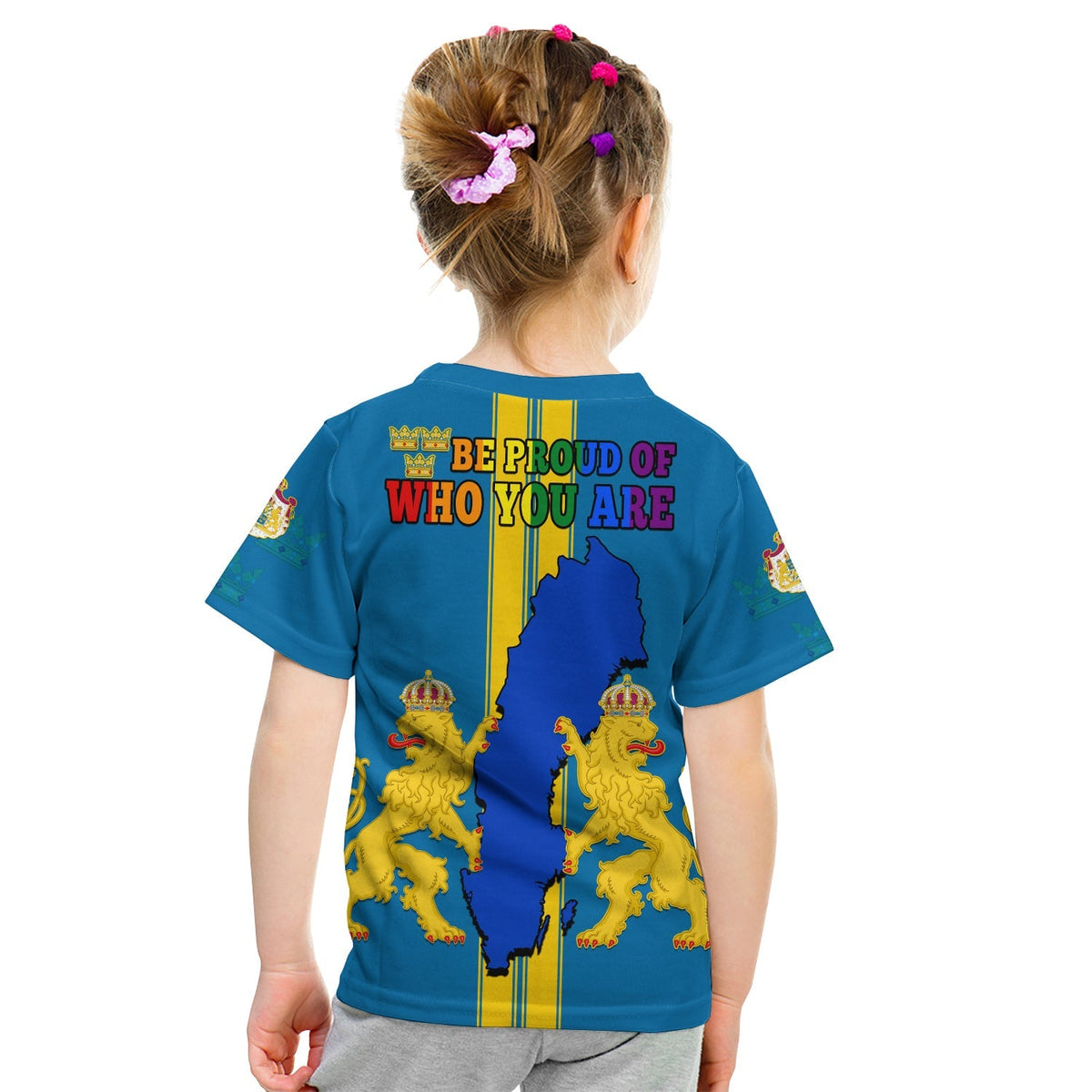Sweden LGBT Day T Shirt Be Proud Of Who You Are - Wonder Print Shop