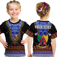 Custom Cameroon T Shirt Atoghu Pattern Black Style - Wonder Print Shop