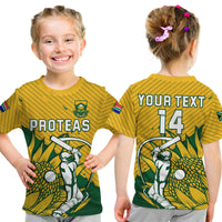 Custom South Africa Cricket T Shirt Go Proteas Unique Style - Wonder Print Shop
